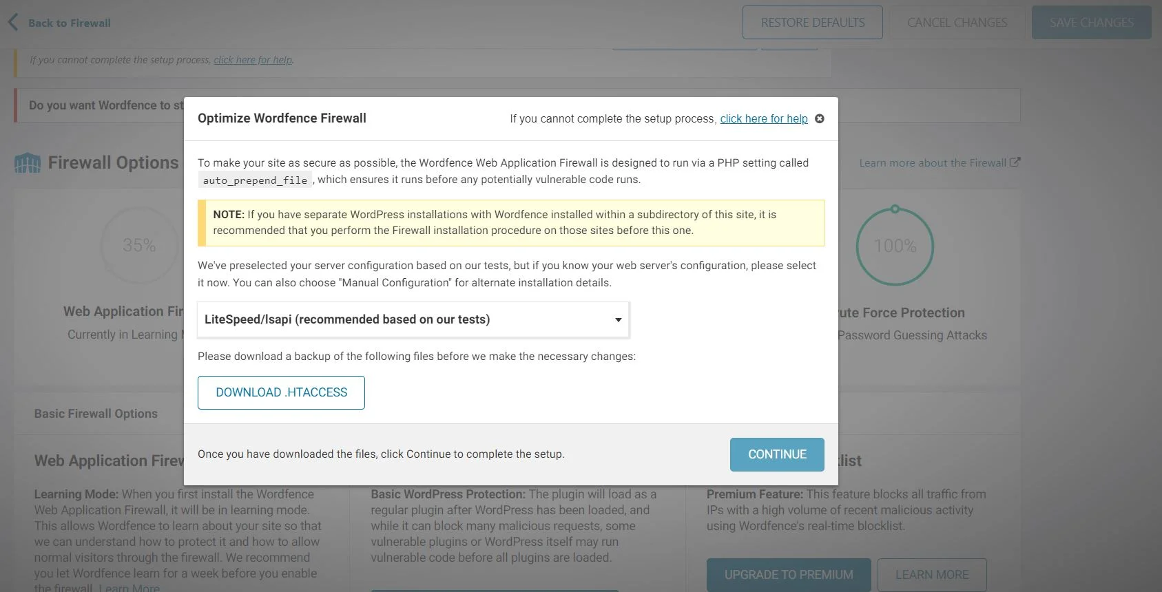 Wordfence Guide - Optimizing Wordfence Firewall